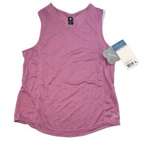 Insport Womens Large Lavendar Xodus Tigress V-Neck Sleeveless Tank Top F559 NWT